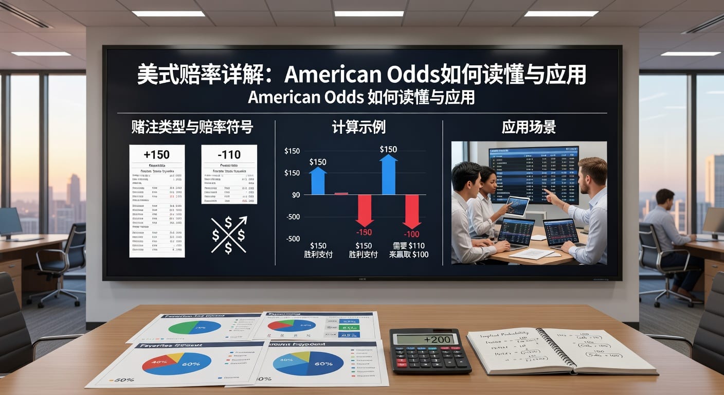 美式赔率 american odds 读懂换算与实战判断